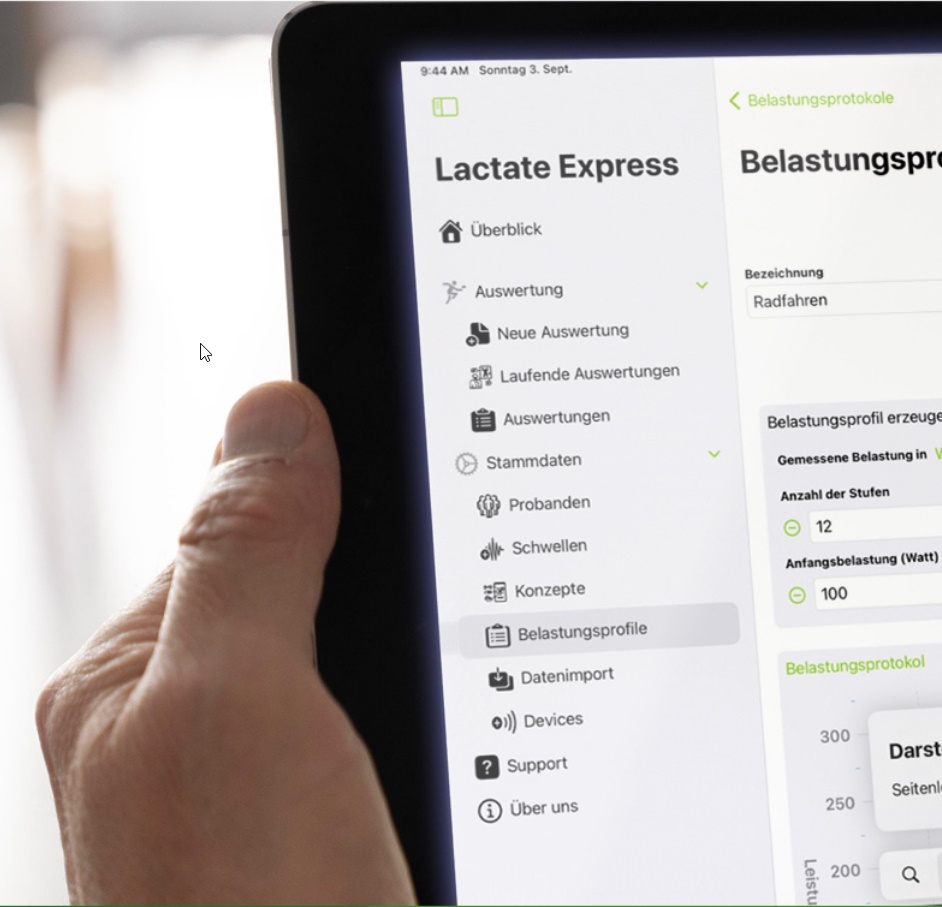 Lactate Express App – Leistungsdiagnostik und Trainingsplanung