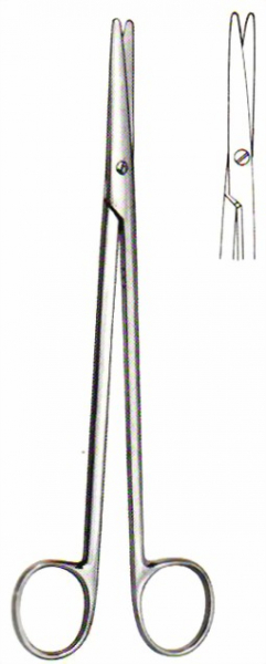 Prparierschere n. Metzenbaum gerade , st/st, 14,0 cm
