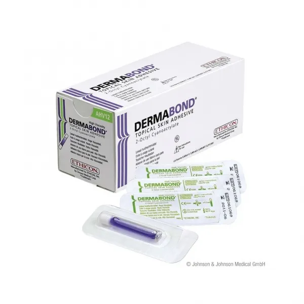 DERMABOND HVD Hautkleber, 6 x 0,5 ml Ampullen