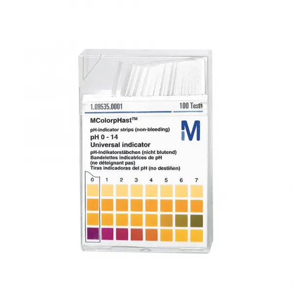 PH-Indikatorstbchen Merck (100 Stck)  pH 0 - 14,0