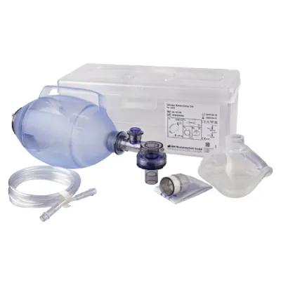 VBM Silikon Beatmungsbeutel Komplett-Set fr Erwachsene, 1500 ml, autoklavierbar