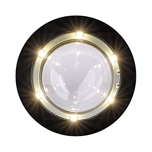 LuxaScope Dermatoskop LED 3.7 V mit Akku und USB  Wei Kontaktscheibe ohne Skalierung