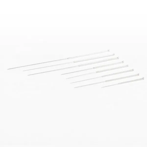 SL-Akupunkturnadeln Silberwendelgriff ohne Fhrrohr (100 Stck) 0,30 x 50 mm