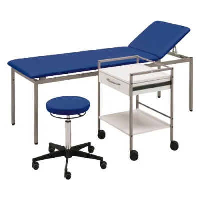 Varimed Mbel-Set Untersuchungsliege / Hocker und Vielzweckwagen Ocean 52 Classic