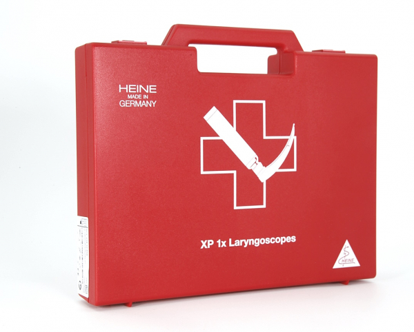 Heine XP Laryngoskop Notfall-Set mit 5 Einmal-Spateln im Tragekoffer, F-257.10.815