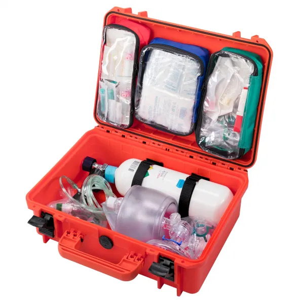 Notfallkoffer EuroCase Universal Arzt, orange Kunststoff, gefllt, 46,4 x 36,6 x 17,6 cm