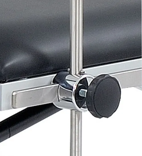Befestigungskloben, verchromt, starr, passend fr Standard 10 mm OP-Schienen