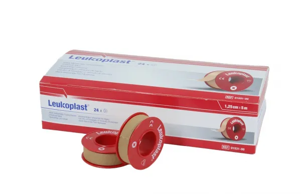 Leukoplast hautfarbenes Rollenpflaster, 1,25 cm x 5,0 mtr. (24 Rl.)
