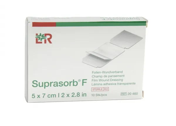 Suprasorb F Folien-Wundverband steril, 5  x 7 cm (10 Stck)