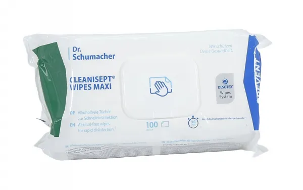 Cleanisept Wipes Maxi, alkoholfrei 20 x 22 cm (100 Stck)
