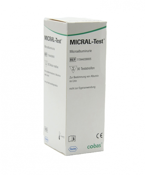 Micral-Test, mikro Albumin Urinteststreifen (30 Stck)