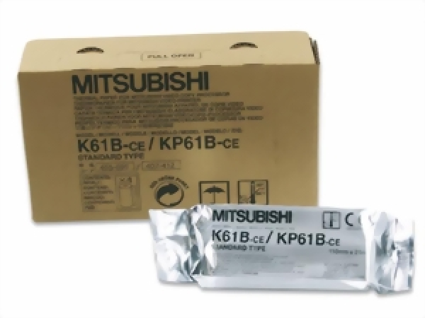 Videoprinterpapier Orginal Mitsubishi K65 HD ( 1 Rolle) 110 mm x 20 mtr. High-Density Papier 