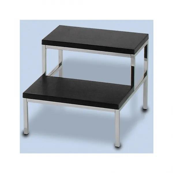 Fuauftritt, Belastbar bis 150 Kg 2-Stufig verchromt