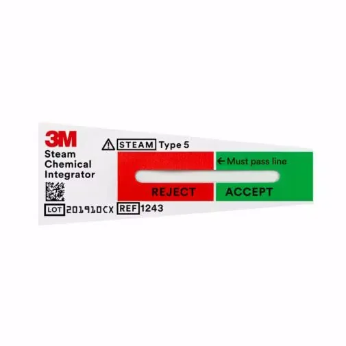 3M Attest Typ 5 Steril-Indikatoren (100 Stck) fr Dampfsterilisatoren