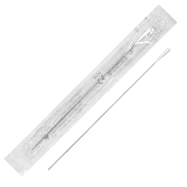 Aluminium Metall-Wattestab, 15 cm lang, 2-3 mm Kopf, steril (100 Stck)
