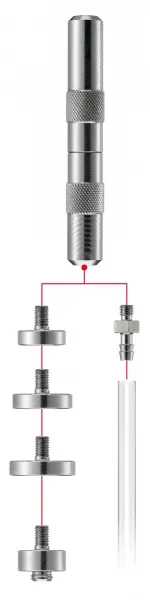 Wash-Checks H (Hollow) Dental Prfkrper fr Silkon-Adapter 20 mm Durchmesser