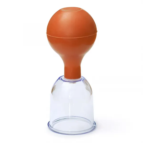 Acryl-Schrpfglas mit Gummi-Saugball, 4,5 cm