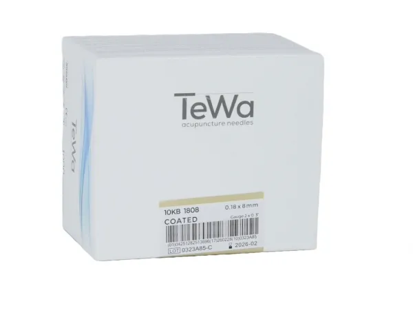 Akupunkturnadeln TeWa Sooji Chim, 10KB-Type (1000 Stck) 0,18 x 08 mm