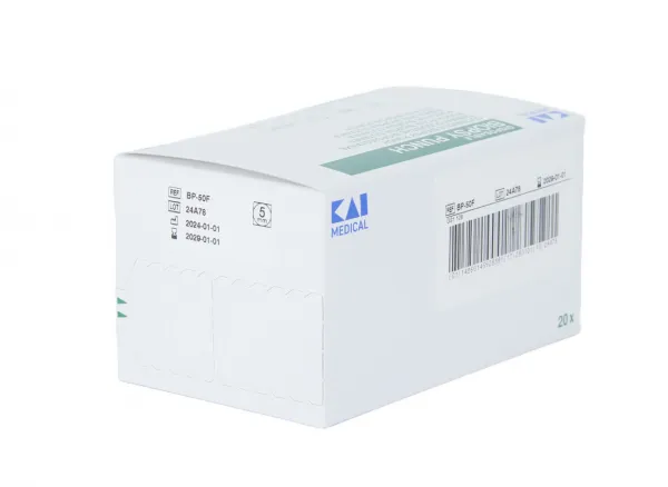KAI Biopsy Punch (20 Stck) Einmal Hautstanze, 5,0 mm