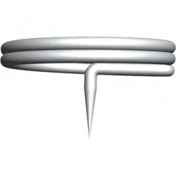 asiamed S Needle Press Tack Ohr-Akupunktur-Dauernadeln (100 Stück) 0,26 x 1,8 mm large