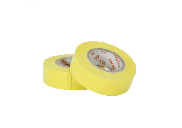 Klebeband zum Verschlu von Petrischalen, gelb, Keimband, 10 mtr. x 15 mm,