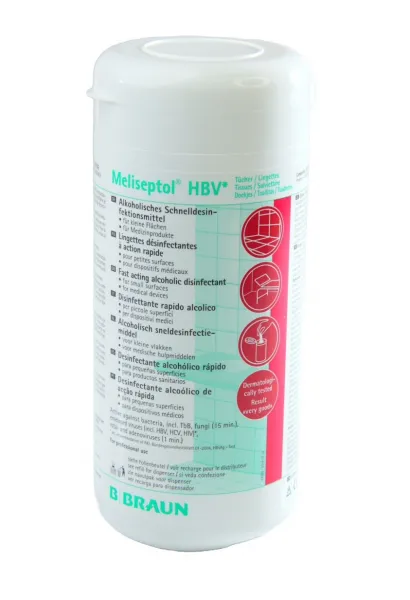 Meliseptol HBV Tcher 14x20 cm, Spenderbox (100 Tcher)
