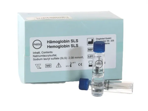 Diaglobal HB Kit Rundkvetten, SLS-Methode (40 Tests) fr Dr. Lange u. Diaglobal Miniphotometer
