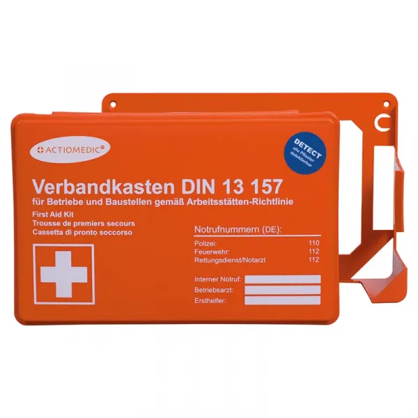 Erste Hilfe Betriebs-Verbandkasten, Mini detect, DIN 13157, fr Food u.Lebensmittelindustrie