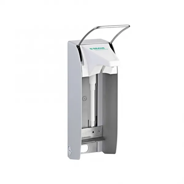 B.Braun Wandspender Sparpaket: 2 x 500 ml ELS Spender, Tropfenschale und Erstbefllung mit Seife und Desinfektion