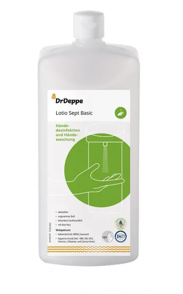 Lotio Sept Basic alkoholfreies Hndedesinfektionsmittel 1000 ml Spenderflasche 