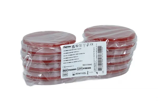 Nhrboden Columbia Blut-Agar mit Schafsblut (10 Nhrbden) fr die Mikrobiologie