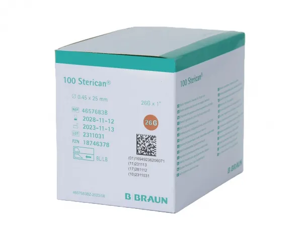 Sterican Standard-Kanlen Nr.18, 0,45 x 25 mm G26 braun (100 Stck)
