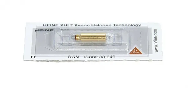 Ersatzlampe Heine 3,5 V fr Beta100 VET Otoskop, geschlitztes Kopfstck, XHL Xenon Halogen