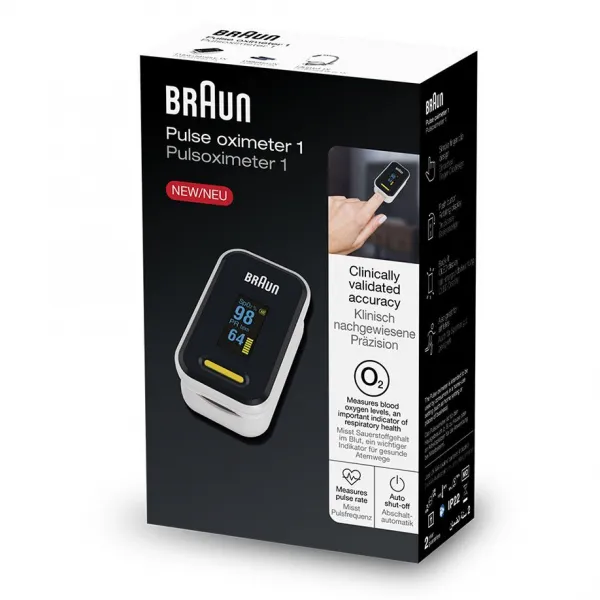 Braun Fingerpulsoximeter 1  YK-81CEU