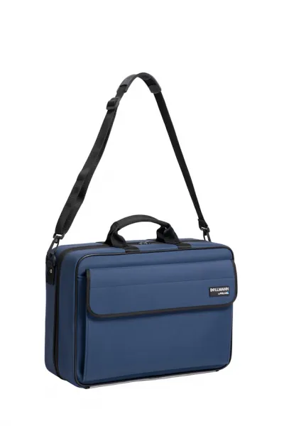 Arzttasche Medicare XL, Gewebe bezogener Hartschalenkoffer Blau