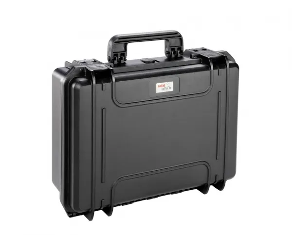 Notfallkoffer EuroCase Universal Arzt, Schwarz Kunststoff, leer, 42 x 32 x 15 cm
