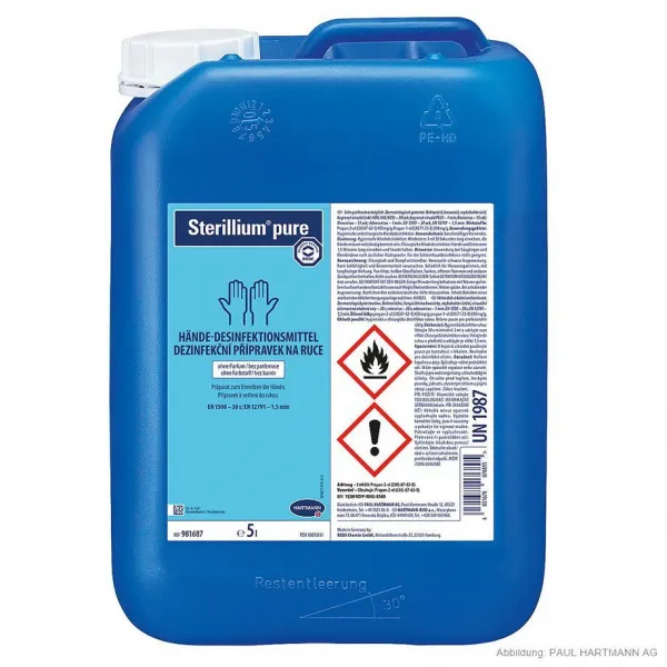 Sterillium pure Hndedesinfektionsmittel 5 Liter Nachfllkanister