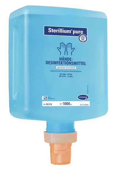 Sterillium pure Hndedesinfektionsmittel 1000 ml Cleansafe Flasche