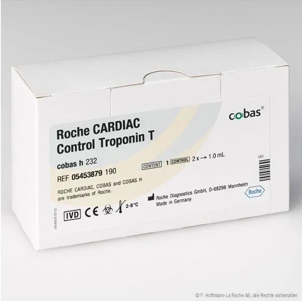 Roche CARDIAC Control Troponin T (2 x 1 ml) auf dem CARDIAC reader System