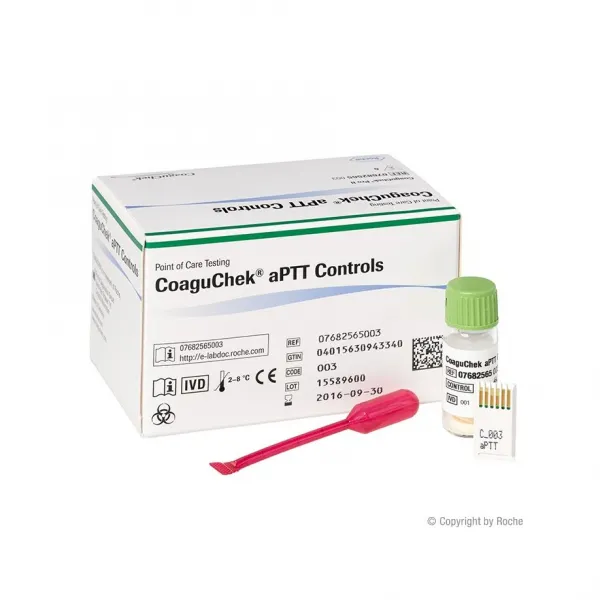 CoaguChek aPTT Control Teststreifen (1 x 4 ml)  fr CoaguChek Pro II Gerte