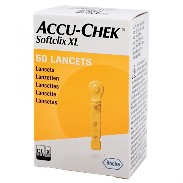 Accu-Chek Softclix XL Lanzetten (50 Stck.) fr festere Haut