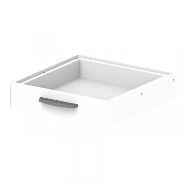 Schublade fr den Haeberle doppio 60 Basiswagen, H 100 mm, Griff grau