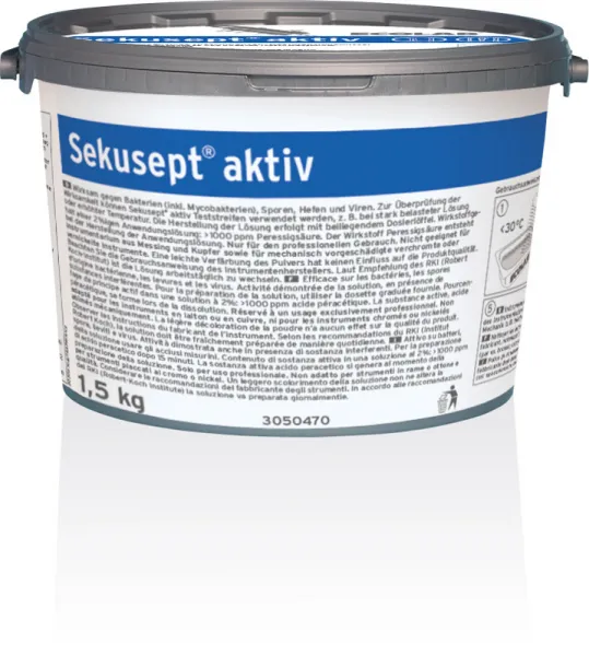 Sekusept aktiv 1,5 Kg Instrumenten Reinigungs- und Desinfektionspulver auch fr Endoskope