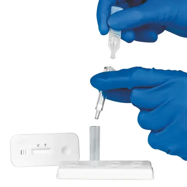 Cleartest D-Dimer Kontroll-Kit positiv