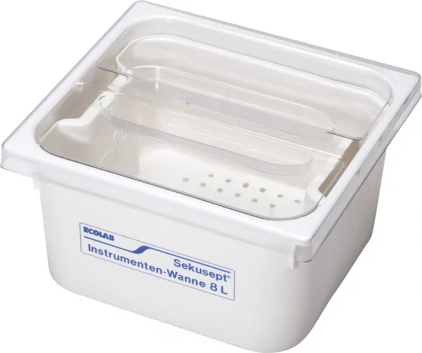Ecolab Sekusept Instrumentenwanne 8 Liter mit Sieb und Deckel