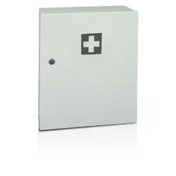 Erste Hilfe Metall-VerbandsschrankDIN 13157 mit Branchen Spezialerweiterungen Werksttten + KFZ