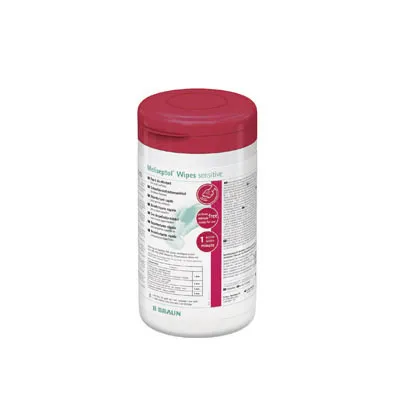 Meliseptol Wipes sensitive 15,2 x 20 cm  (Spenderbox mit 60 Tchern)