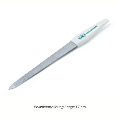 Saphier-Nagelfeile zur Manikre / Pedikre mit Kunststoffgriff 9,0 cm