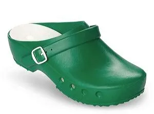 Schrr OP-Schuhe, CHIROCLOGS Classic, grn, Wechseleinlage, mit Fersenriemen, fr Damen und Herren Gr. 47