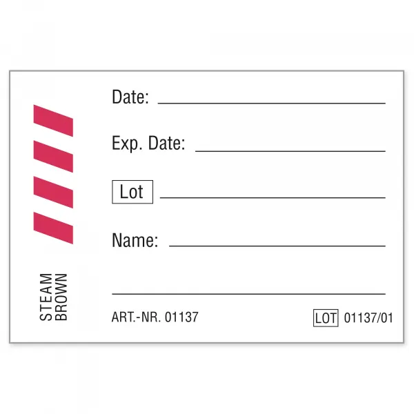 Containerschild fr Martin, 35 x 50 mm, mit Indikator (1000 Stck) NICHT selbstklebend ablsbar